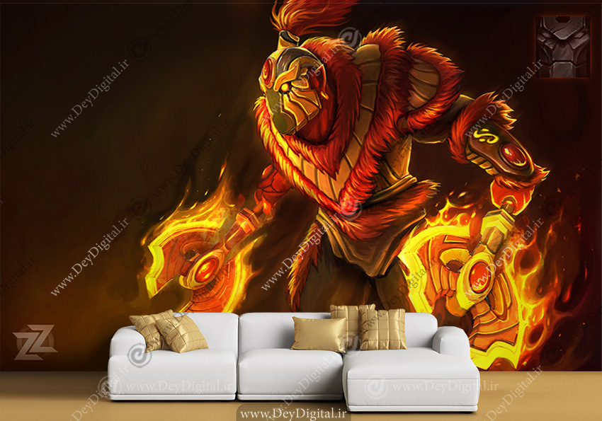 پوستر دیواری بازی های استراتژیک طرح DOTA 2