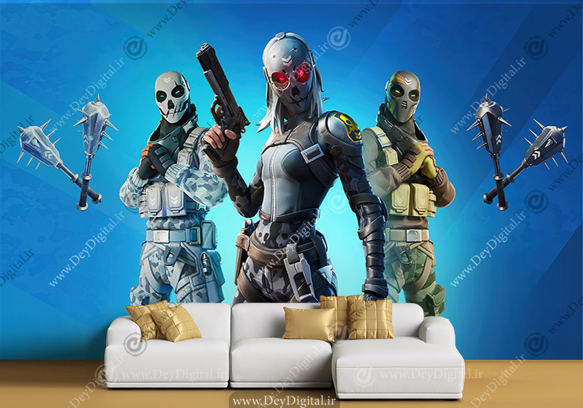 پوستر دیواری سه بعدی فورتنایت