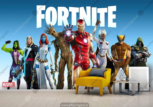 پوستر دیواری شخصیت های فورتنایت