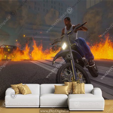 پوستر دیواری گیم نت طرح شخصیت سی جی