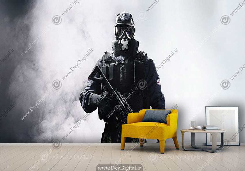 پوستر دیواری بازی های کامپیوتری طرح Rainbow Six Siege