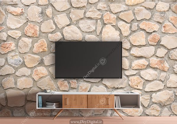 کاغذ دیواری سه بعدی سنگ