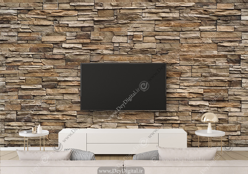 پوستر دیواری سه بعدی برای پشت تی وی