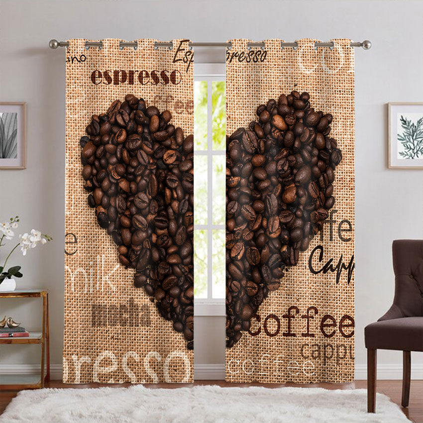 پرده پانچ برای قهوه فروشی