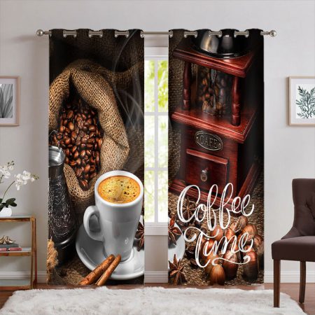 پرده پانچی برای قهوه فروشی