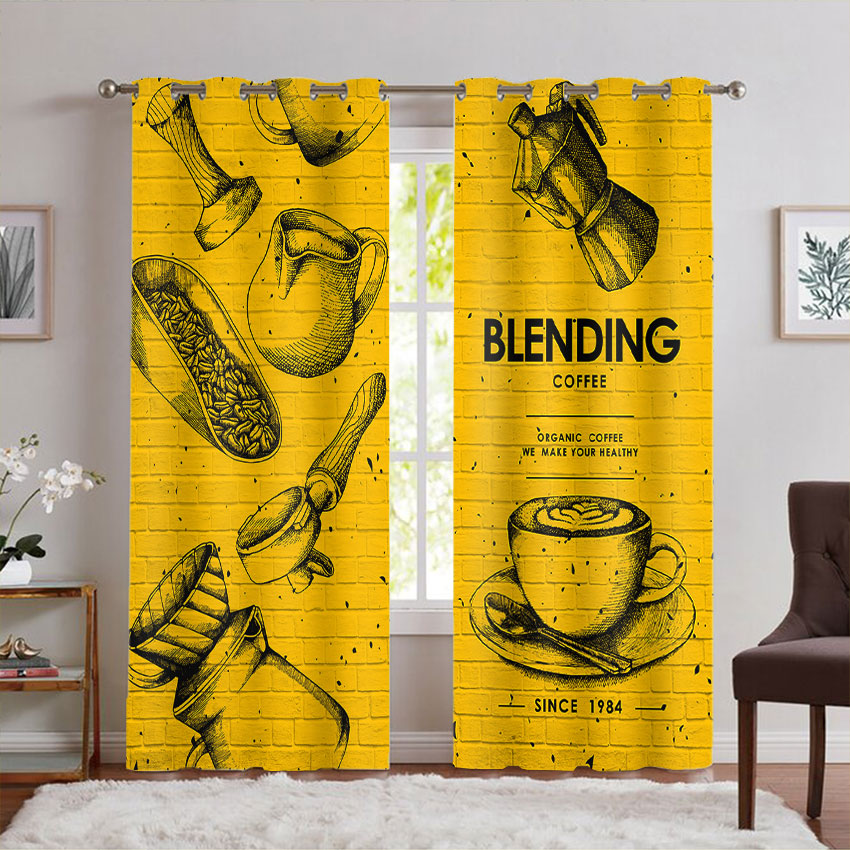 پرده پانچی برای کافه