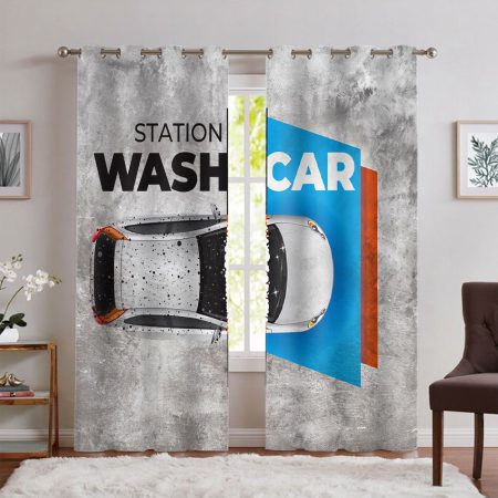 پرده پانچی wash car بری کارواش