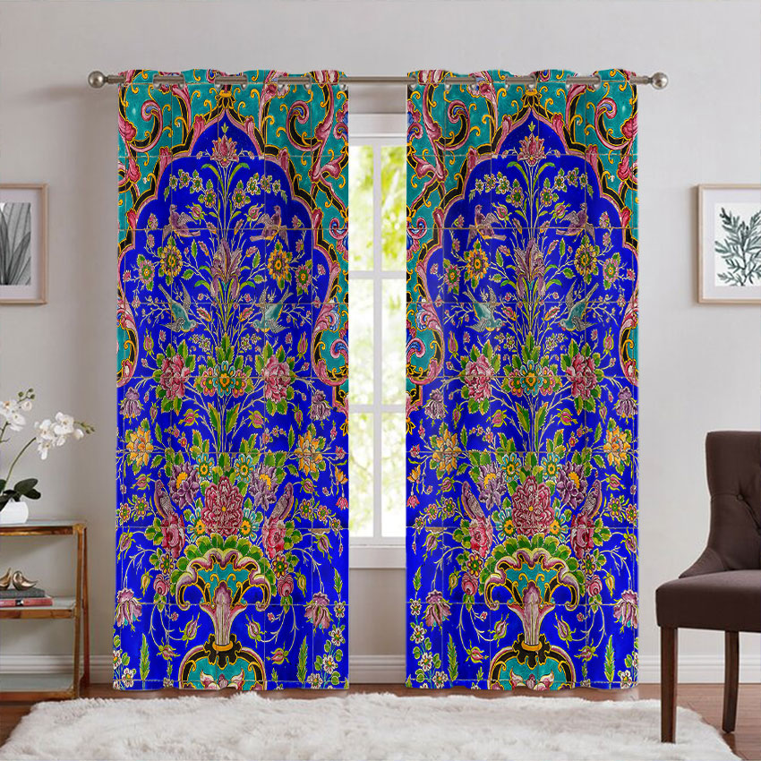 پرده پانچ شده طرح سنتی