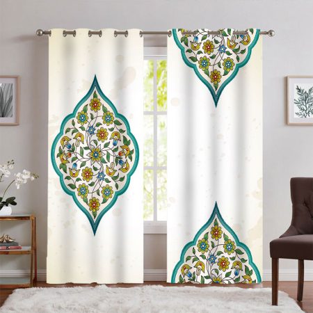 پرده پانچی طرح سنتی ساده