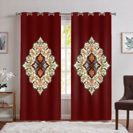 پرده پانچ شده طرح ساده سنتی