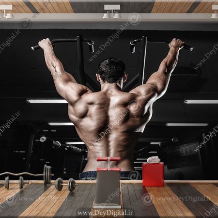 کاغذ دیواری رنگ تیره برای باشگاه BA-7530