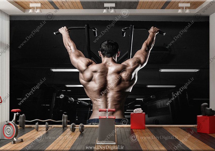 کاغذ دیواری رنگ تیره برای باشگاه BA-7530