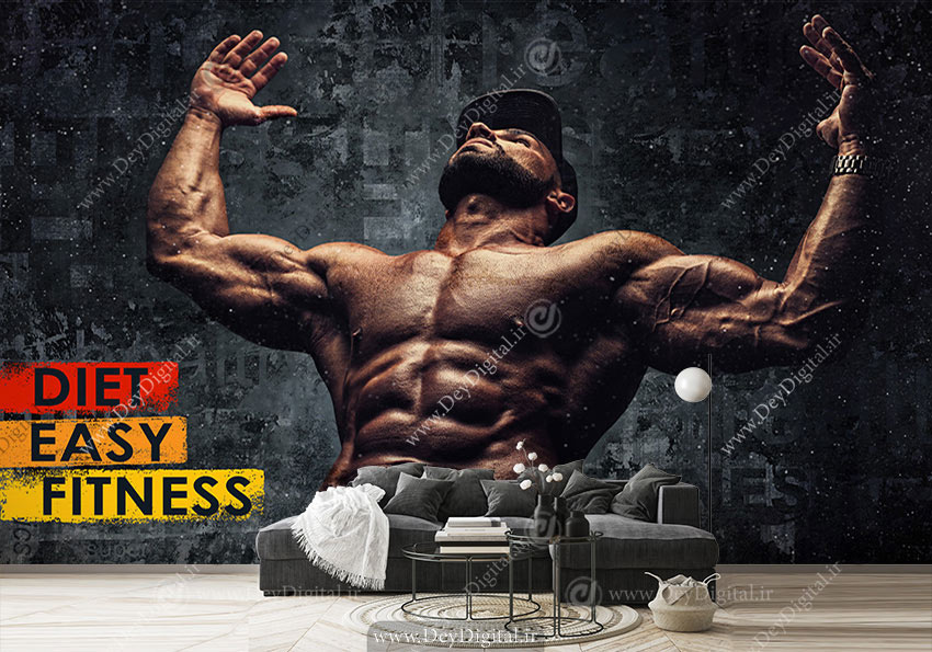 کاغذ دیواری سه بعدی باشگاه