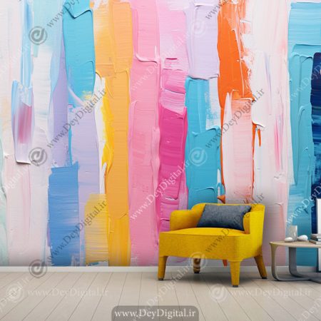 کاغذ دیواری اتاق خواب دخترانه فانتزی
