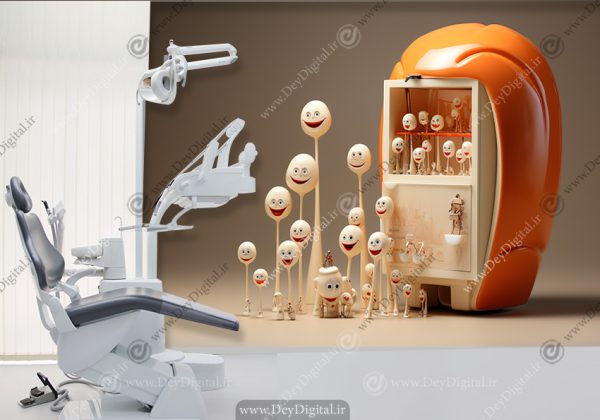 کاغذ دیواری دندانپزشکی