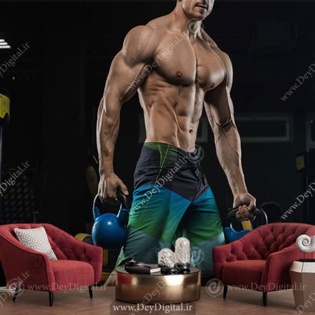 کاغذ دیواری سه بعدی بدنسازی