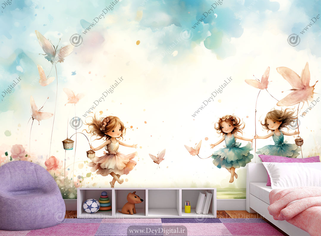 پوستر دیواری فانتزی دخترانه