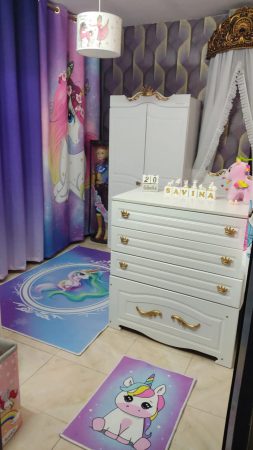 نمونه اجرا شده فرش اتاق کودک
