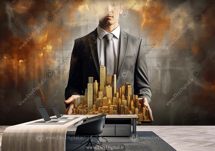 کاغذ دیواری سه بعدی املاک