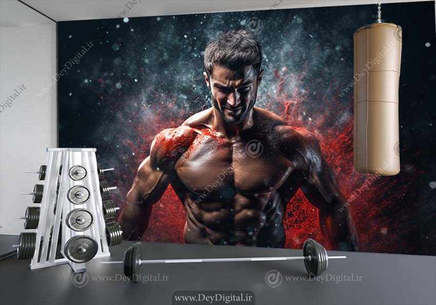 پوستر دیواری بدنسازی حرفه ای