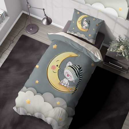 ست روتختی خرس روی ماه در ستاره ها