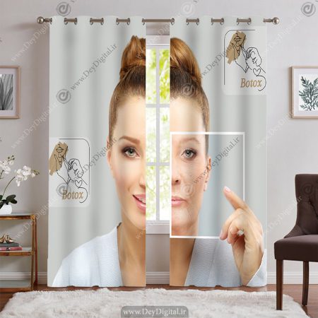 پرده تصویری برای سالن جوانسازی و فیشیال صورت