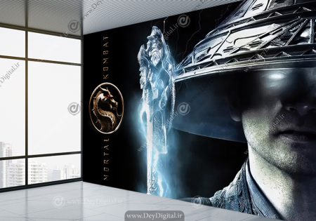 پوستر دیواری مورتال کمبت تصویر ریدن Raiden برای