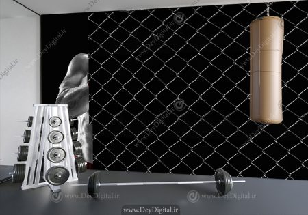 پوستر دیواری ساده برای ورزش رزمی بوکس