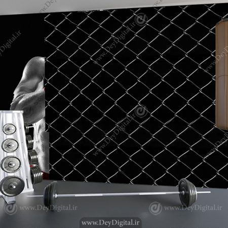 پوستر دیواری ساده برای ورزش رزمی بوکس