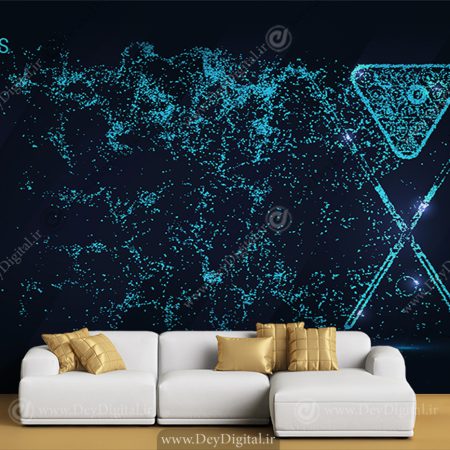 کاغذ دیواری سه بعدی خفن برای باشگاه بیلیارد
