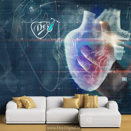 پوستر دیواری برای مرکز جراحی قلب و عروق