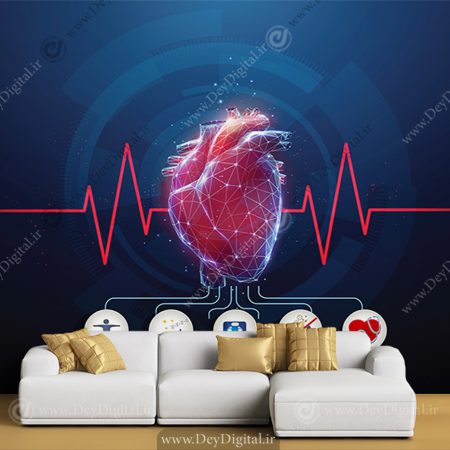 پوستر دیواری مطب متخصص قلب