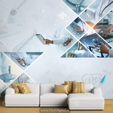 کاغذ دیواری سه بعدی برای بیمارستان قلب
