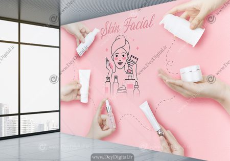 پوستر دیواری برای اتاق فشیال صورت
