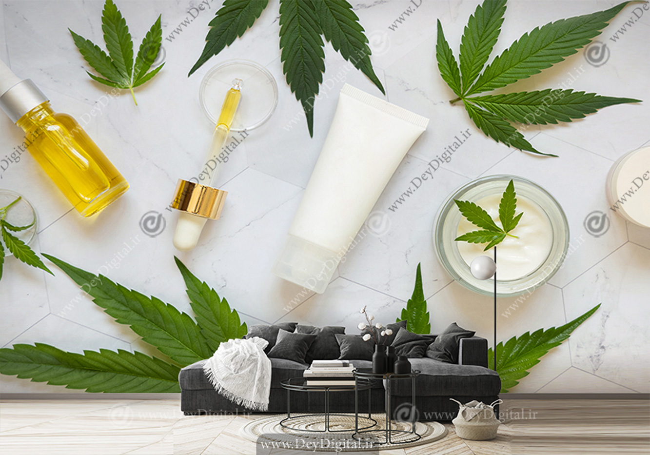 پوستر دیواری طرح محصولات مراقبتی پوست