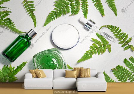 کاغذ دیواری سه بعدی محصولات مراقبتی پوست