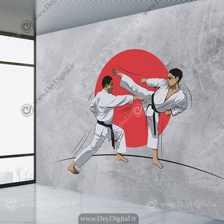 پوستر دیواری کاراته برای ورزش رزمی