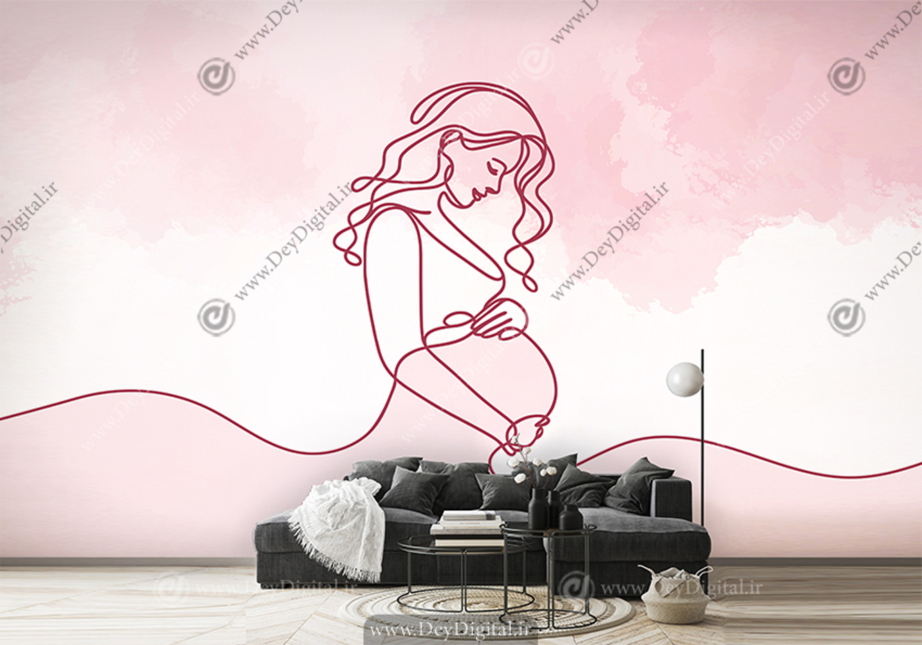 پوستر دیواری سه بدی کلینیک بارداری