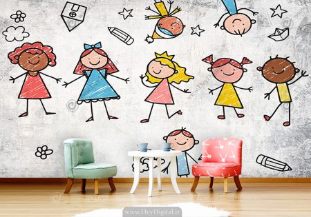 پوستر دیواری فانتزی برای مهد کودک