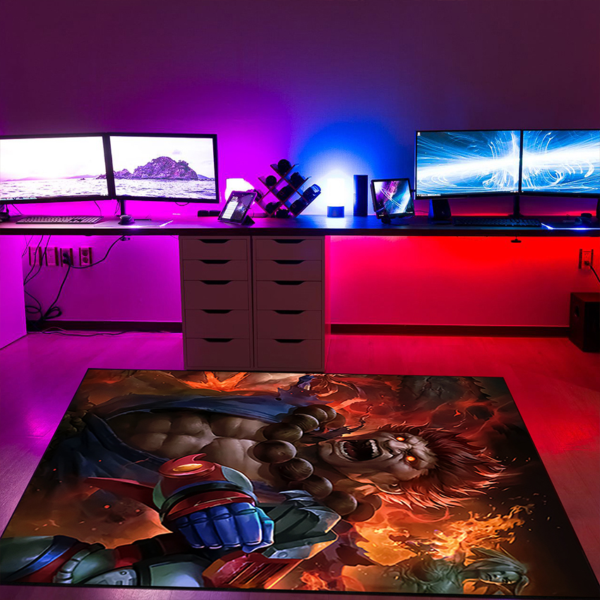 فرشینه چاپی Street fighter مبارز خیابانی