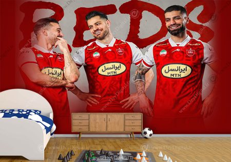 پوستر دیواری پرسپولیس طرح تصویر سرلک و گنجی،رفیعی