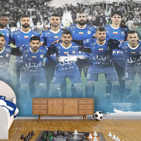 پوستر دیواری سه بعدی تیم فوتبال استقلال