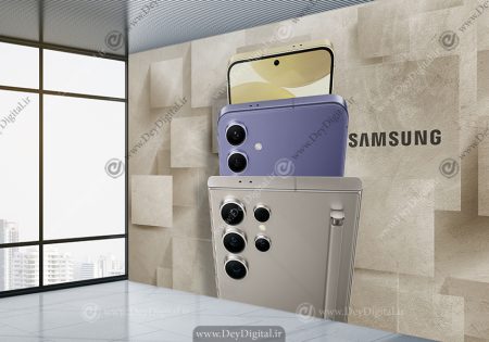 پوستر دیواری موبایل پرچم دار سامسونگ با طرح سه بعدی