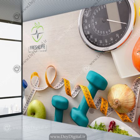 پوستر سه بعدی مطب دکتر تغذیه