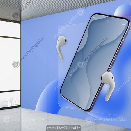 پوستر دیواری سه بعدی موبایل فروشی