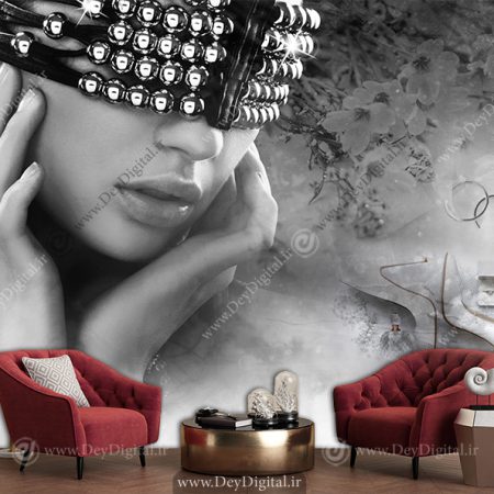 پوستر دواری سه بعدی برای مزون عروس