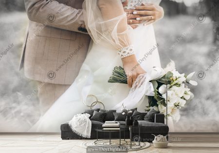 پوستر دیواری مدل عروس و داماد