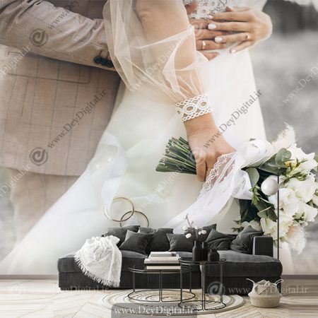 پوستر دیواری مدل عروس و داماد
