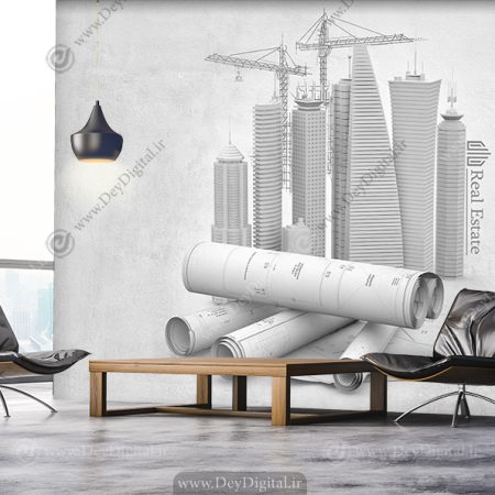 پوستر سه بعدی برای شرکت نظام مهندسی