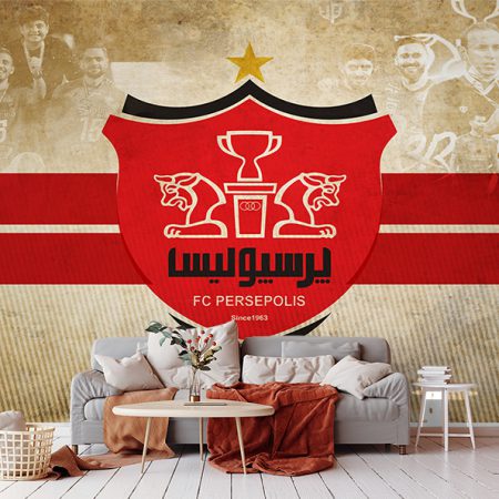 پوستر سه بعدی تیم فوتبال پرسپولیس